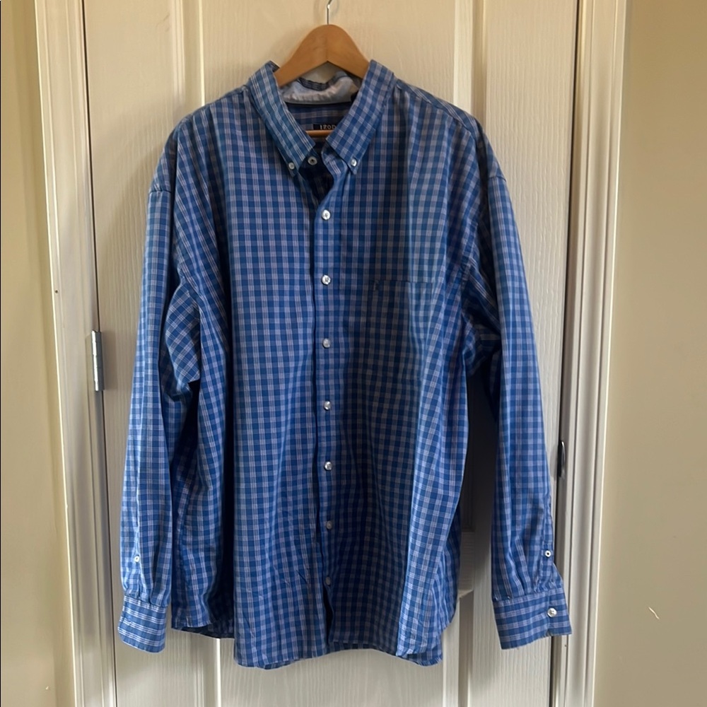Men's Blue Checkered Shirt
